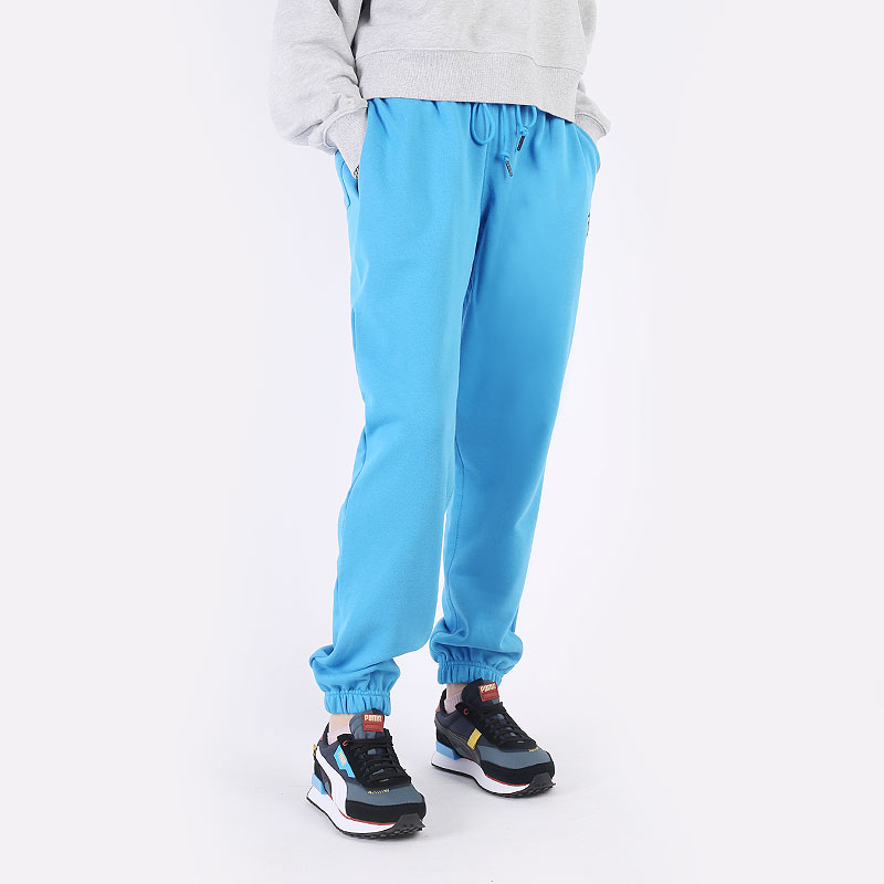 женские голубые брюки PUMA Pivot Sweat Pant 53420303 - цена, описание, фото 4